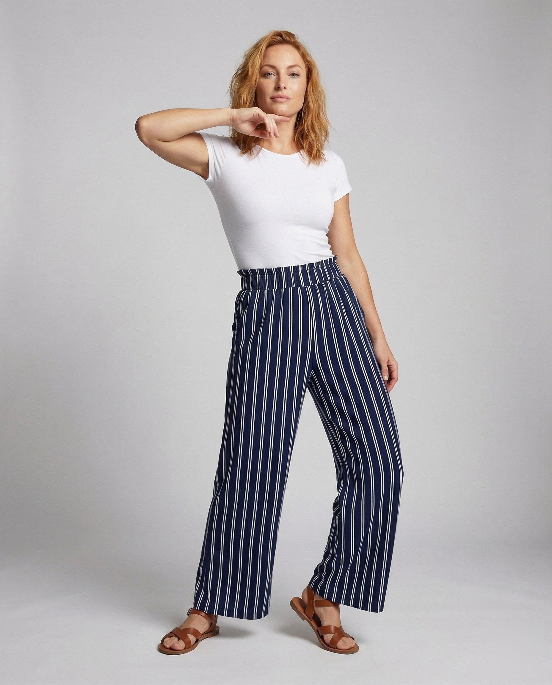 Pantaloni Lounge Donna Sportivi con Righe Laterali - Brentozzi