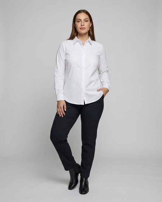 Camicia Donna in Popeline Taglio Ampio - Brentozzi