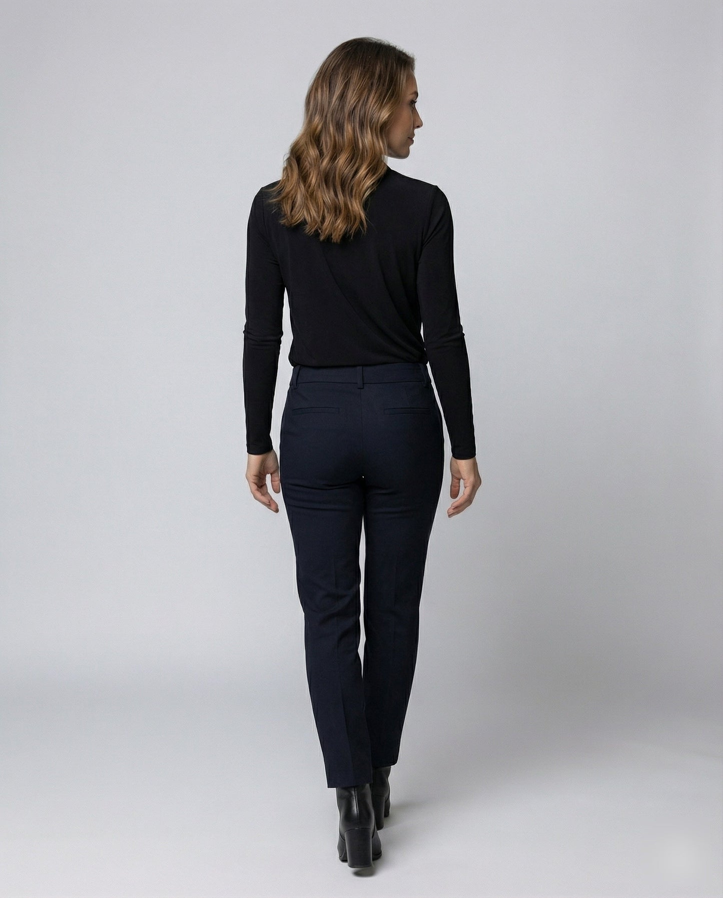 Blusa Donna a Portafoglio con Drappeggio Cascata