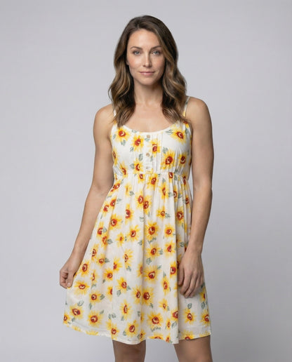Abito Mini Donna Fantasia Floreale