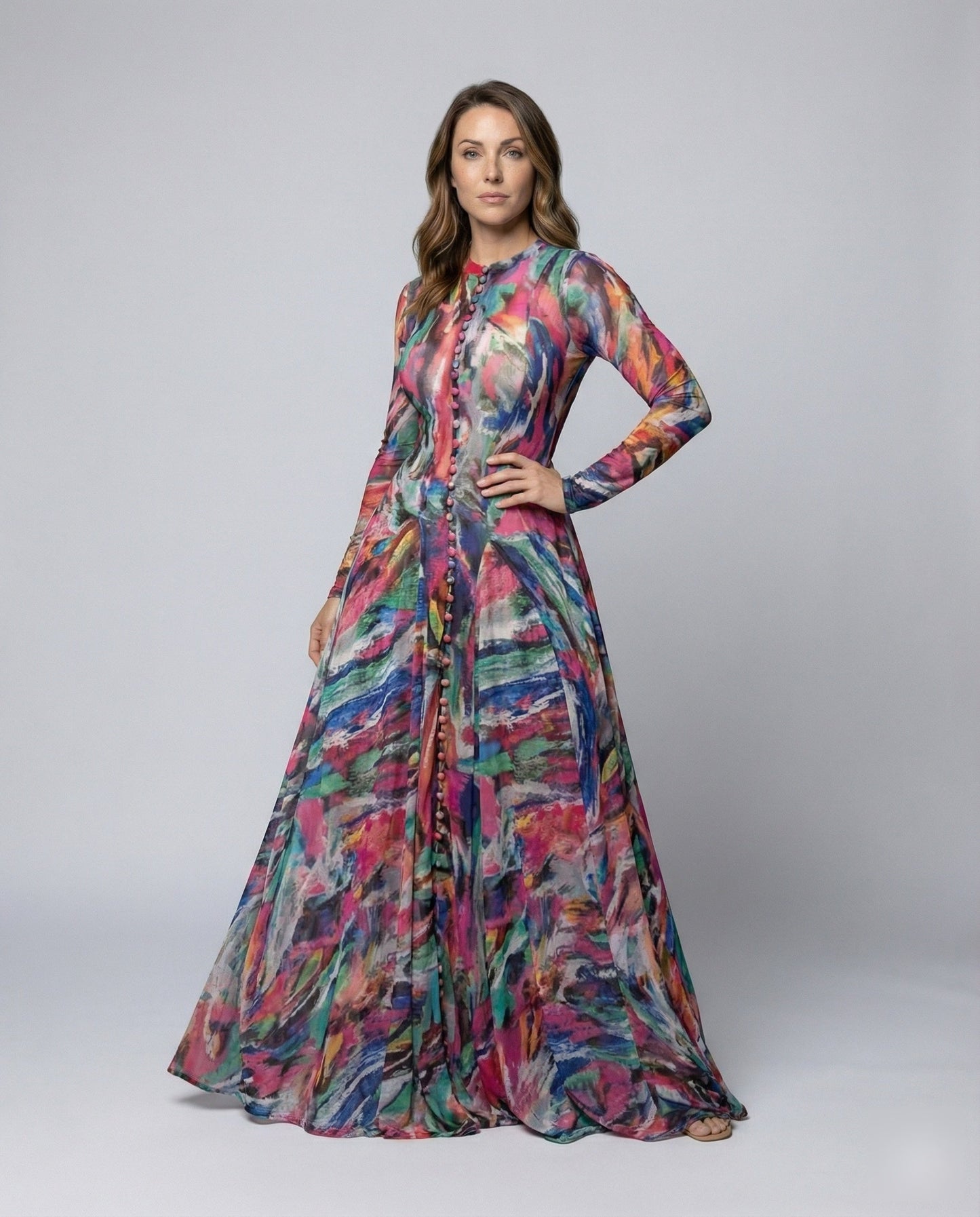 Abito Lungo Donna Classico Elegante - Brentozzi