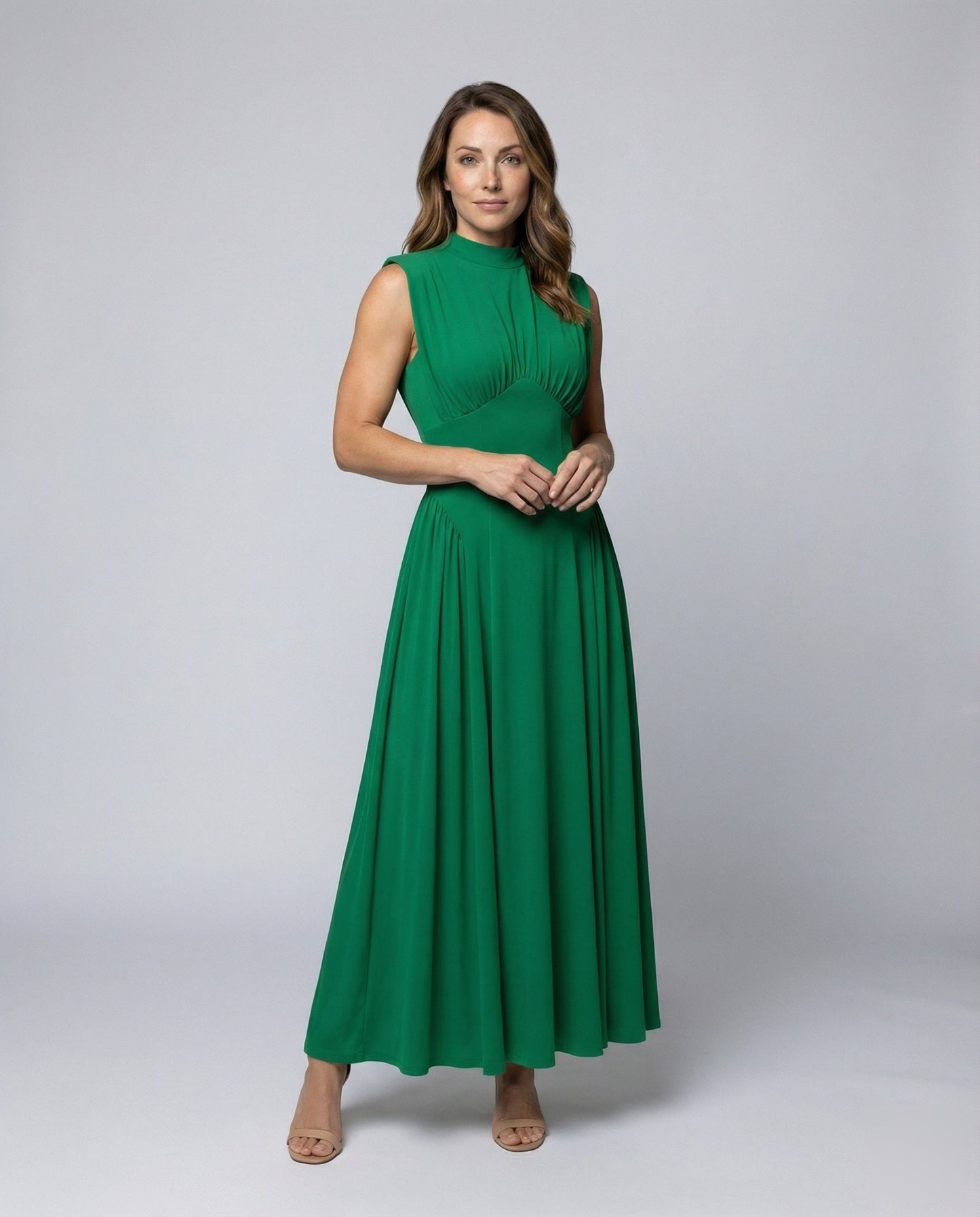Abito Lungo Donna Smanicato Elegante - Brentozzi