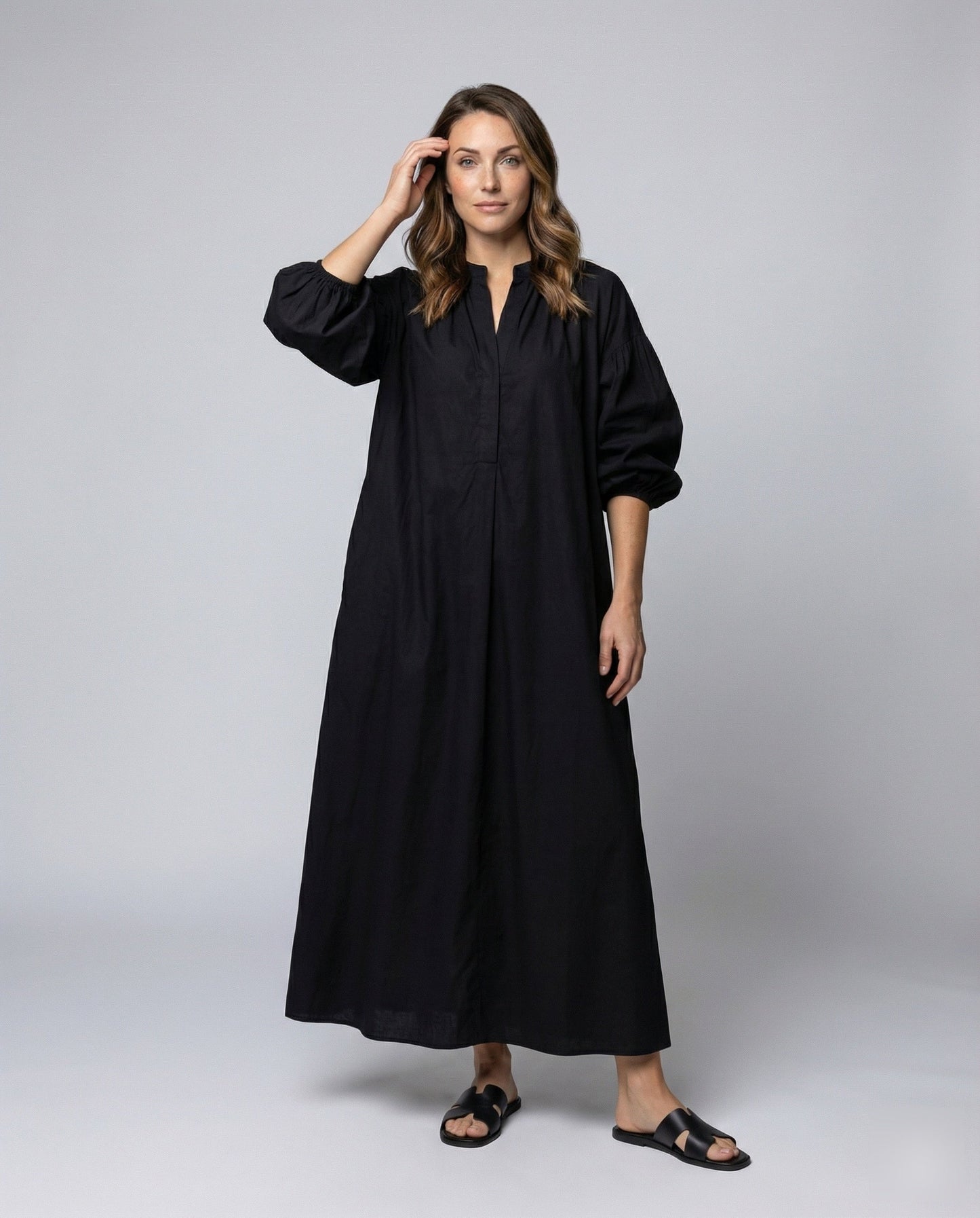 Abito Camicia Lungo Donna Oversize - Brentozzi