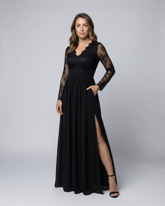 Abito Elegante Donna in Pizzo Stile Retrò - Brentozzi