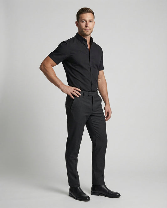 Camicia Uomo Slim Fit Manica Corta - Brentozzi