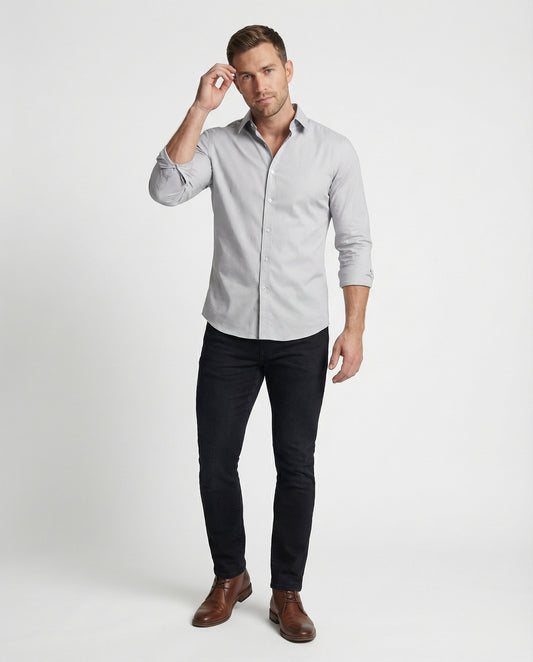 Camicia Uomo Business Cotone Mix Taglio Slim - Brentozzi