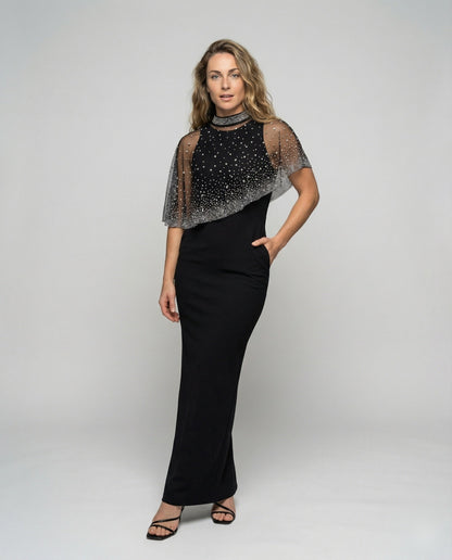 Abito Elegante Donna con Capezza Spalle - Brentozzi