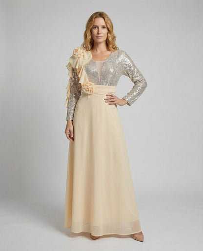 Abito Elegante Donna con in Paillettes - Brentozzi