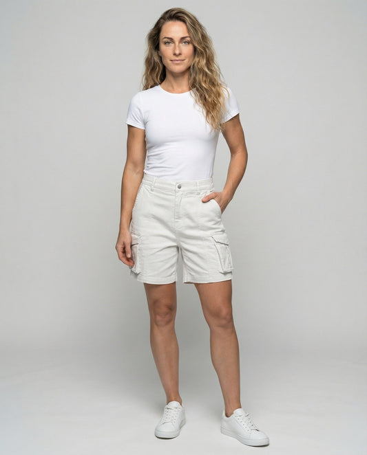 Shorts Cargo Donna Tasche a Patta Stile Casual - Brentozzi