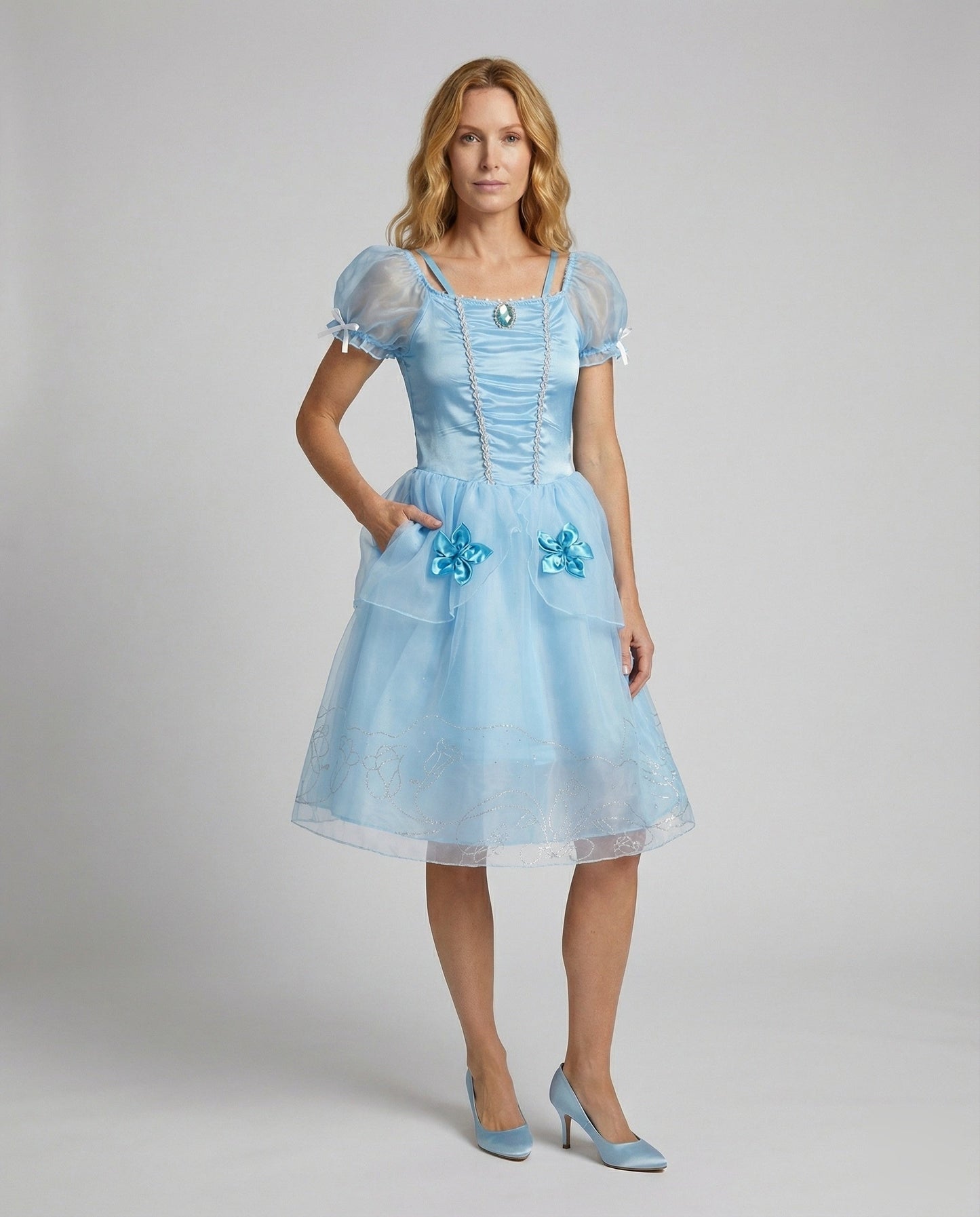 Abito Principessa Bambina con Gonna in Tulle - Brentozzi