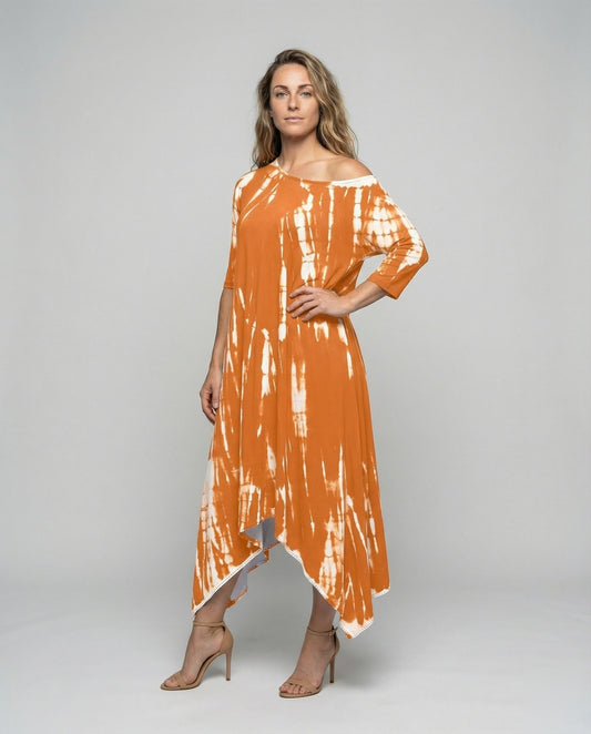 Abito Maxi Donna Monospalla Svasato - Brentozzi