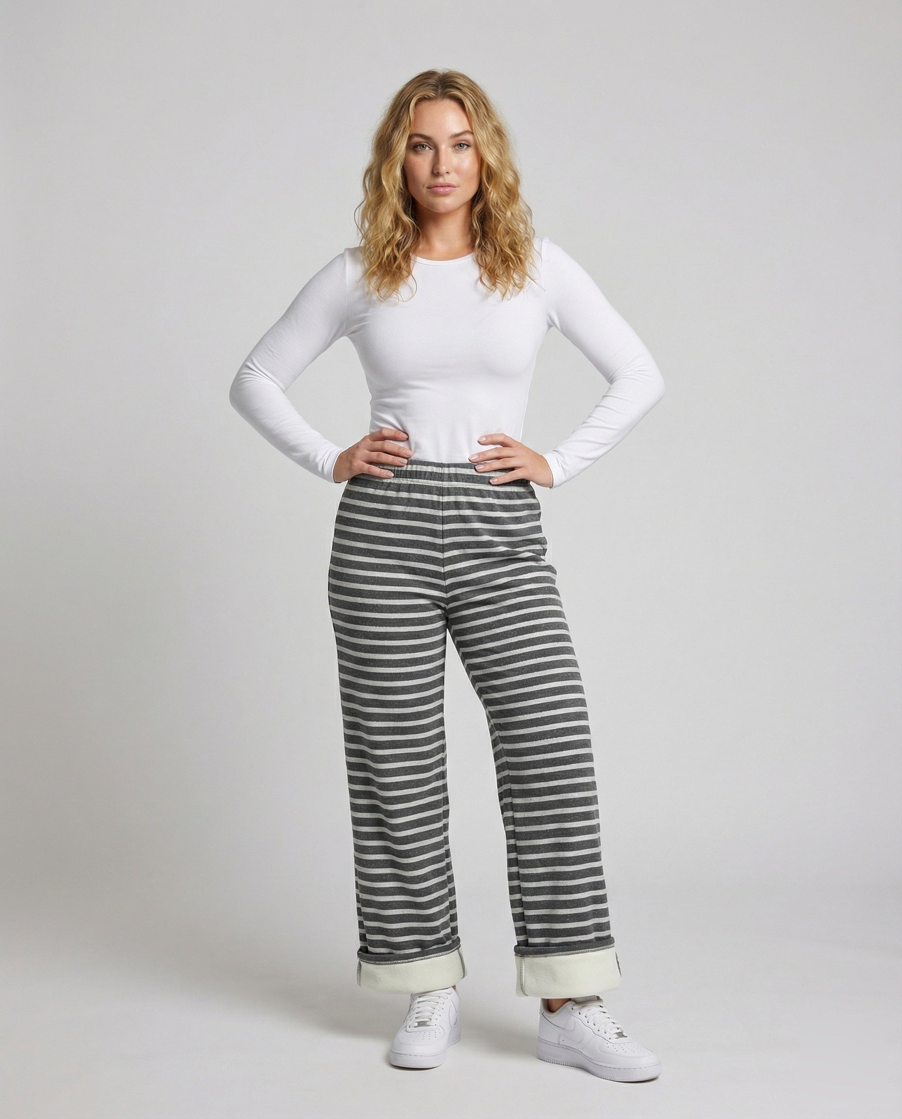 Pantaloni Termici Donna in Fleece Vestibilità Comoda - Brentozzi