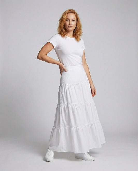 Gonna Donna Fluttuante Multistrato Stile Boho - Brentozzi