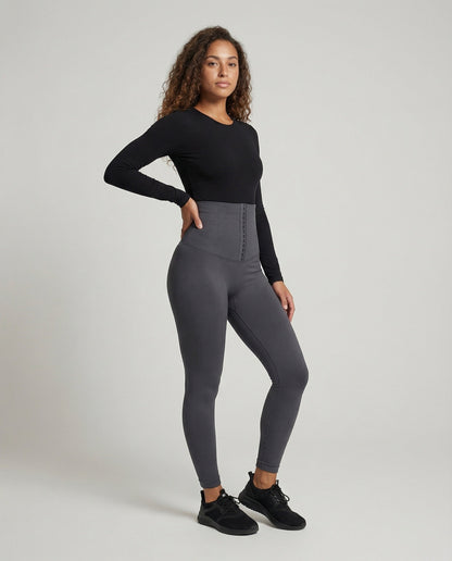 Leggings Donna Modellanti con Chiusura a Ganci - Brentozzi