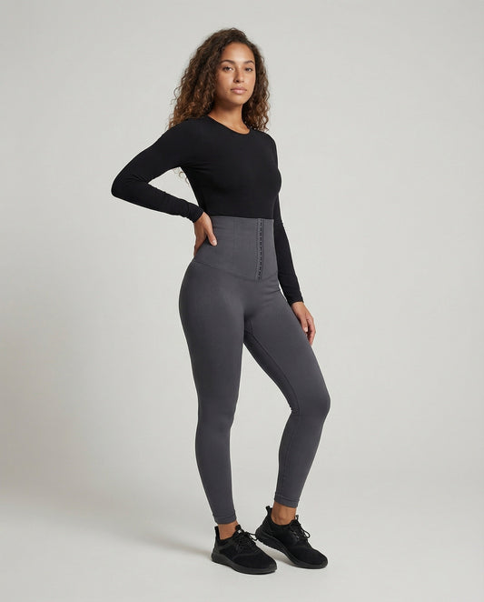 Leggings Donna Modellanti con Chiusura a Ganci - Brentozzi