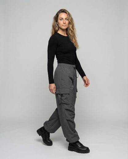 Pantaloni Donna Multifunzione con Tasche a Patta Comodi - Brentozzi