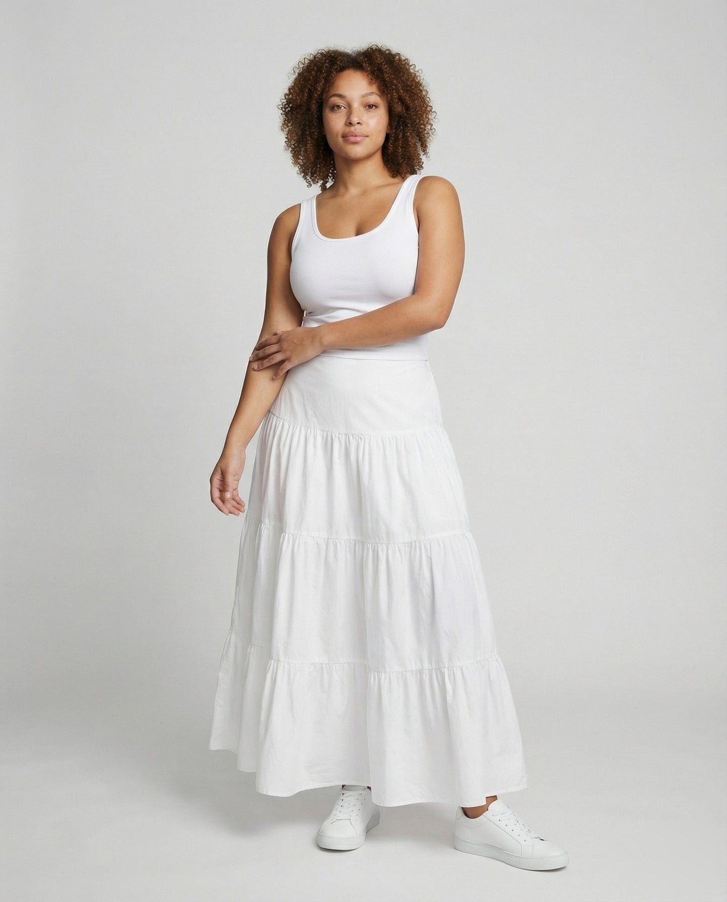 Gonna Maxi Donna Multistrato con Cintura Regolabile - Brentozzi