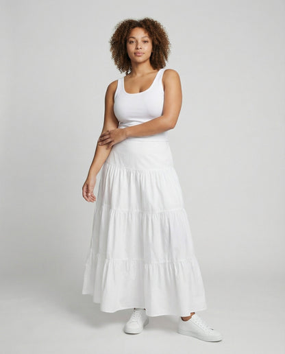 Gonna Maxi Donna Multistrato con Cintura Regolabile - Brentozzi