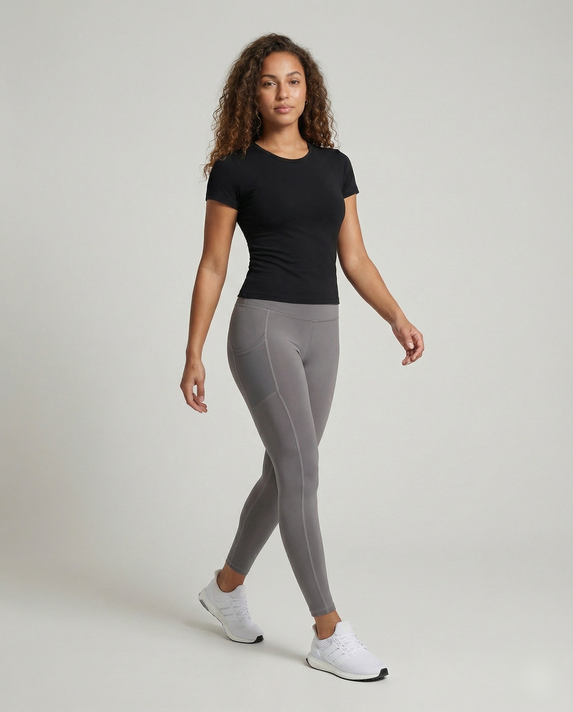 Leggings Donna Modellanti con Tasca Rete Sportivi - Brentozzi