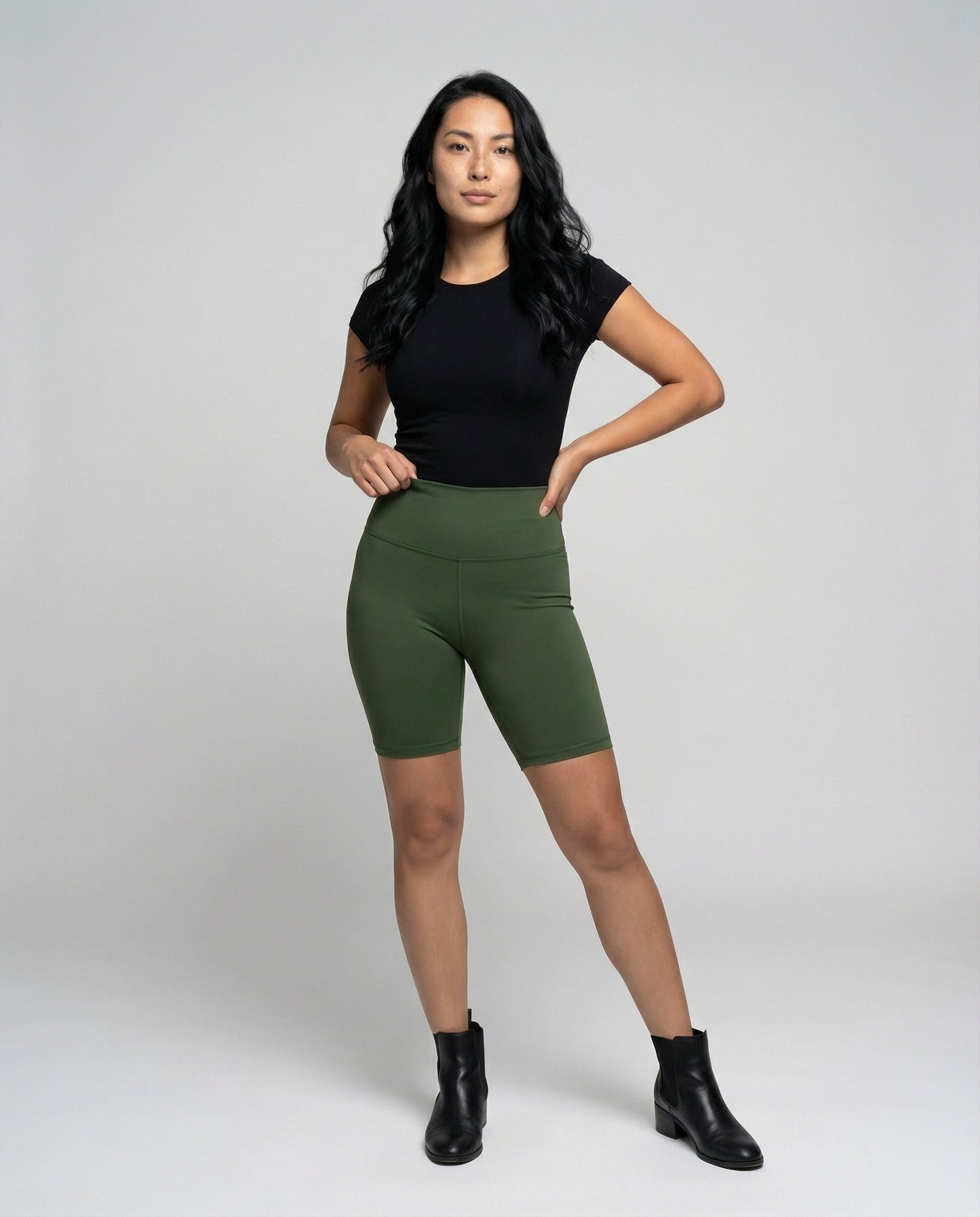 Pantaloni Ciclista Donna con Zona Addome Modellante - Brentozzi