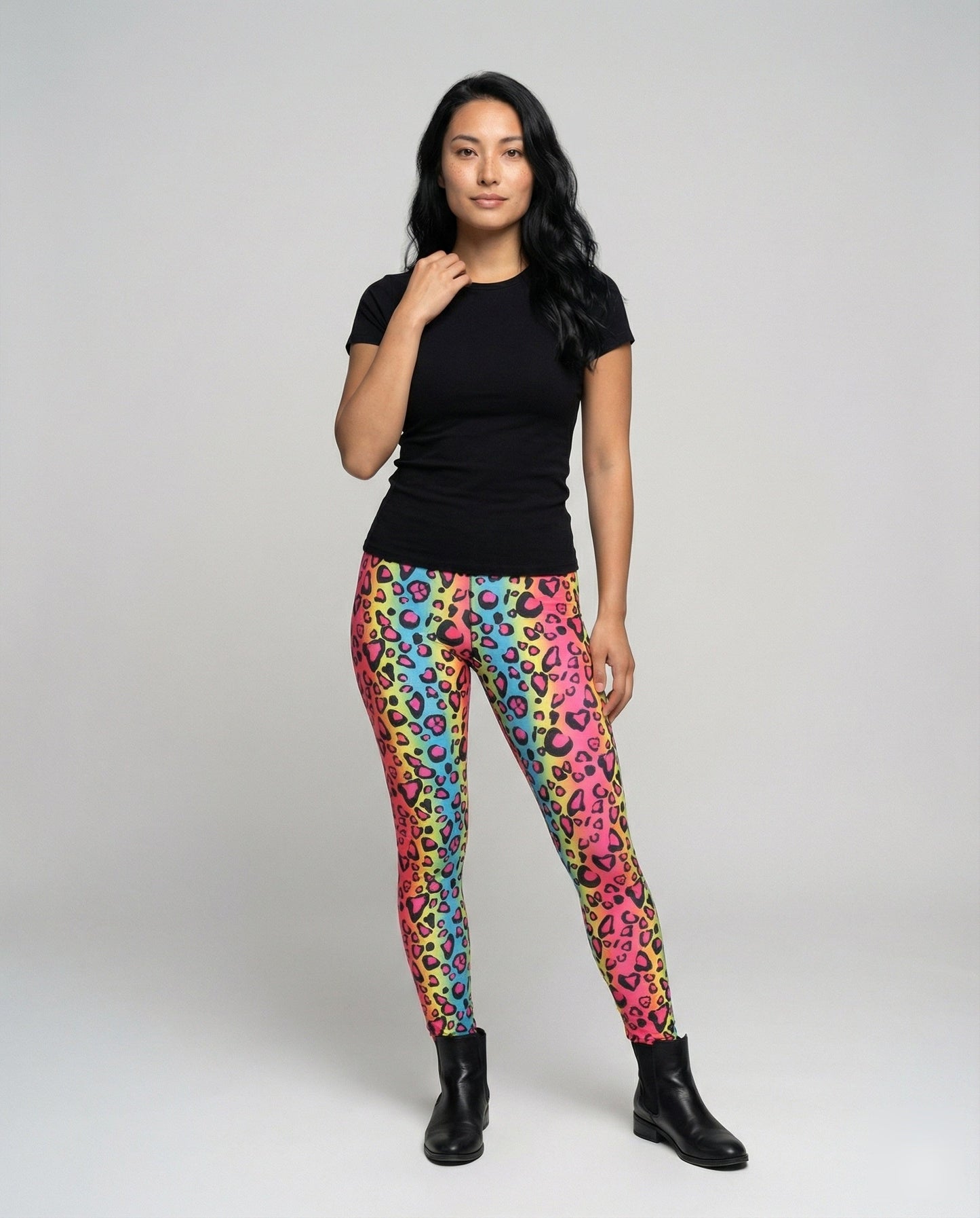Leggings Donna Fantasia Stelle Elasticizzati - Brentozzi