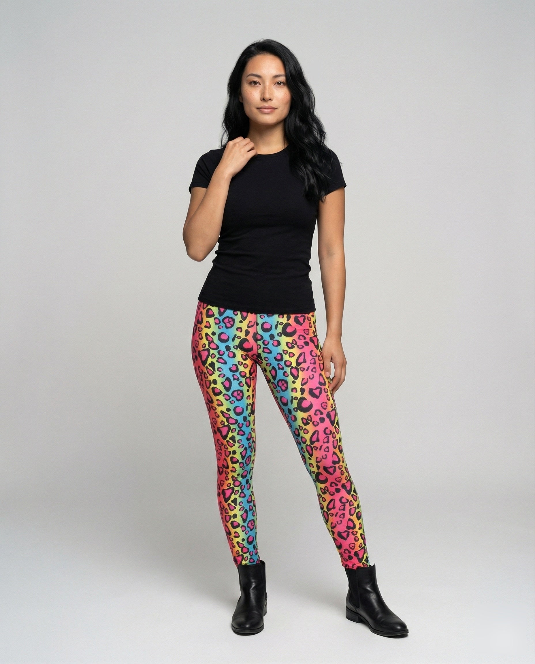 Leggings Donna Fantasia Stelle Elasticizzati - Brentozzi