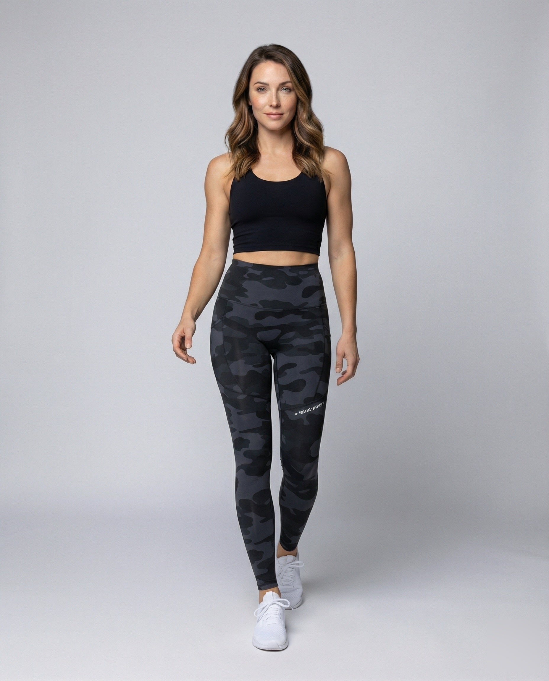 Leggings Donna Modellanti con Tasca Porta Cellulare - Brentozzi