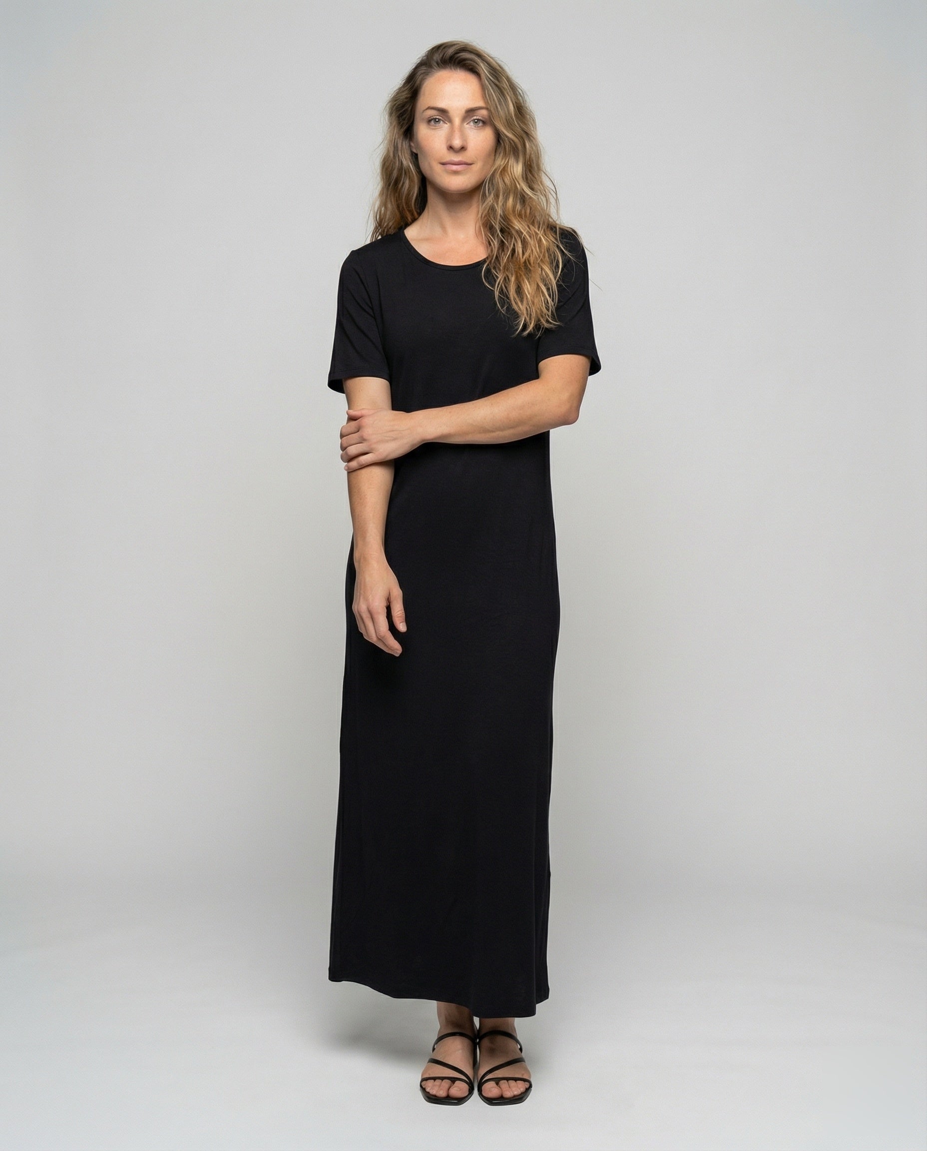 Abito Jersey Donna Lunghezza Alla Caviglia - Brentozzi