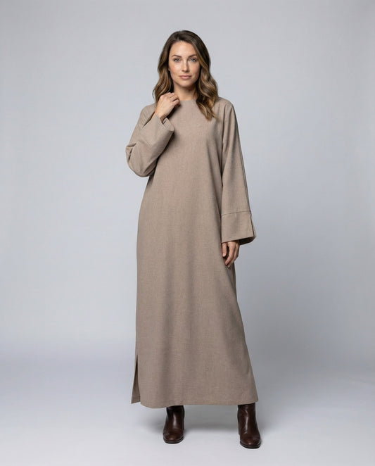 Abito Maxidress Donna in Tessuto Leggero Spalle Scoperte - Brentozzi