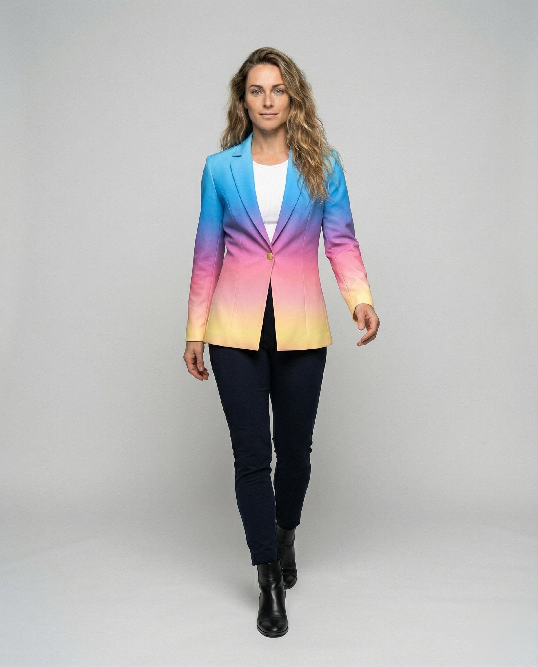 Blazer Donna Sfumato Elegante Slim Fit - Brentozzi
