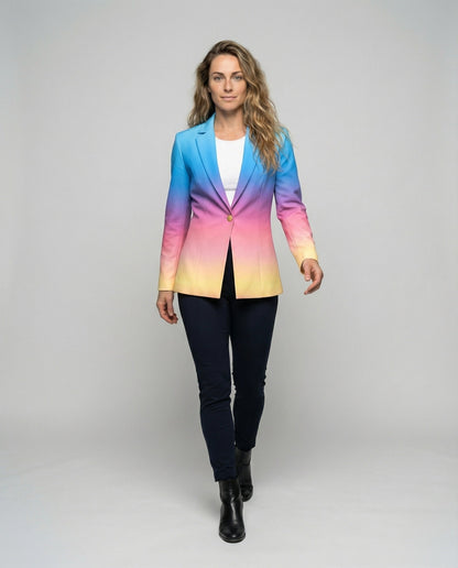 Blazer Donna Sfumato Elegante Slim Fit - Brentozzi