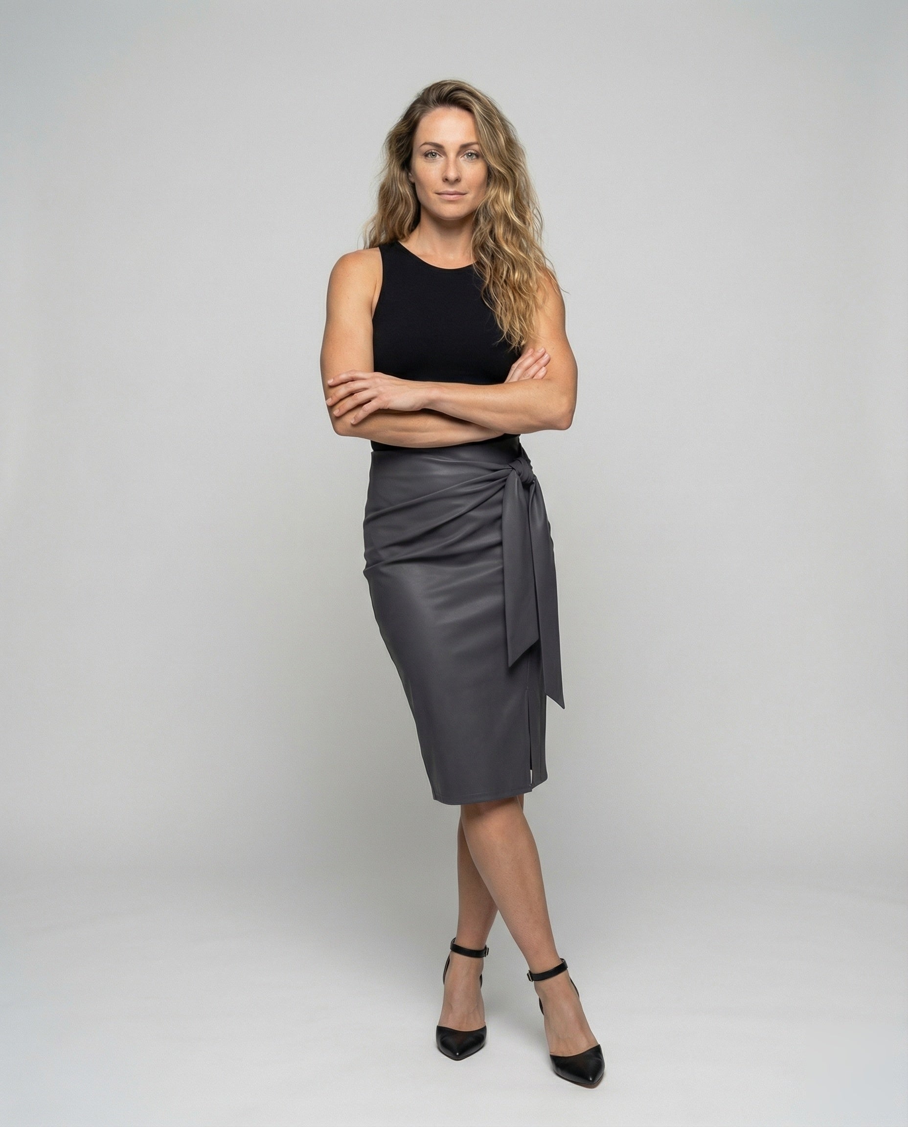 Gonna Tubino Donna Classica con Cintura Leggera - Brentozzi