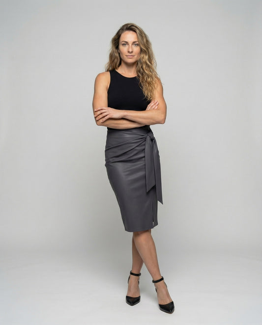 Gonna Tubino Donna Classica con Cintura Leggera - Brentozzi