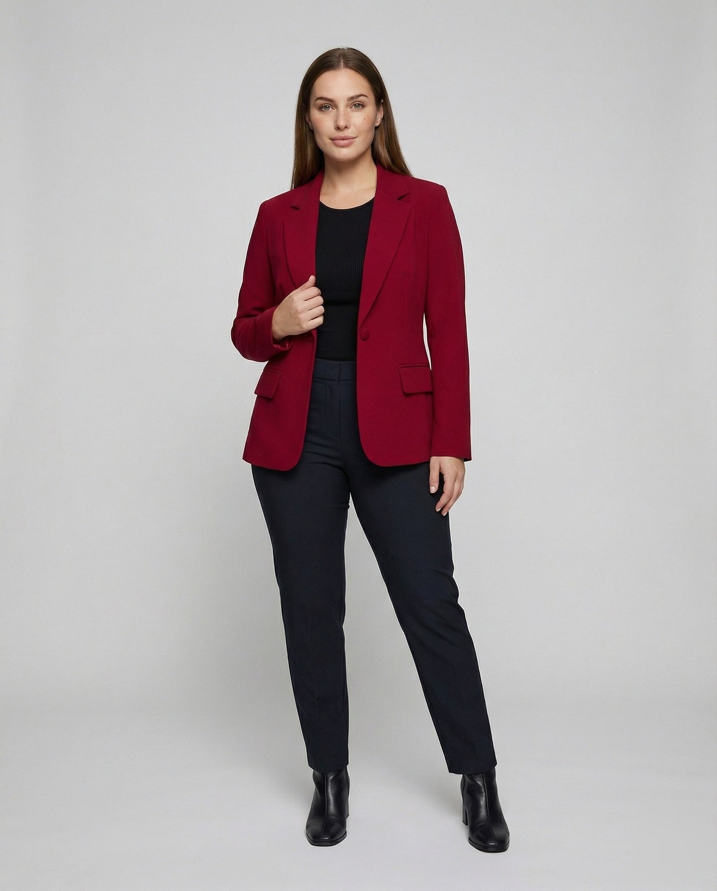 Blazer Donna Monopetto Linea Svasata - Brentozzi