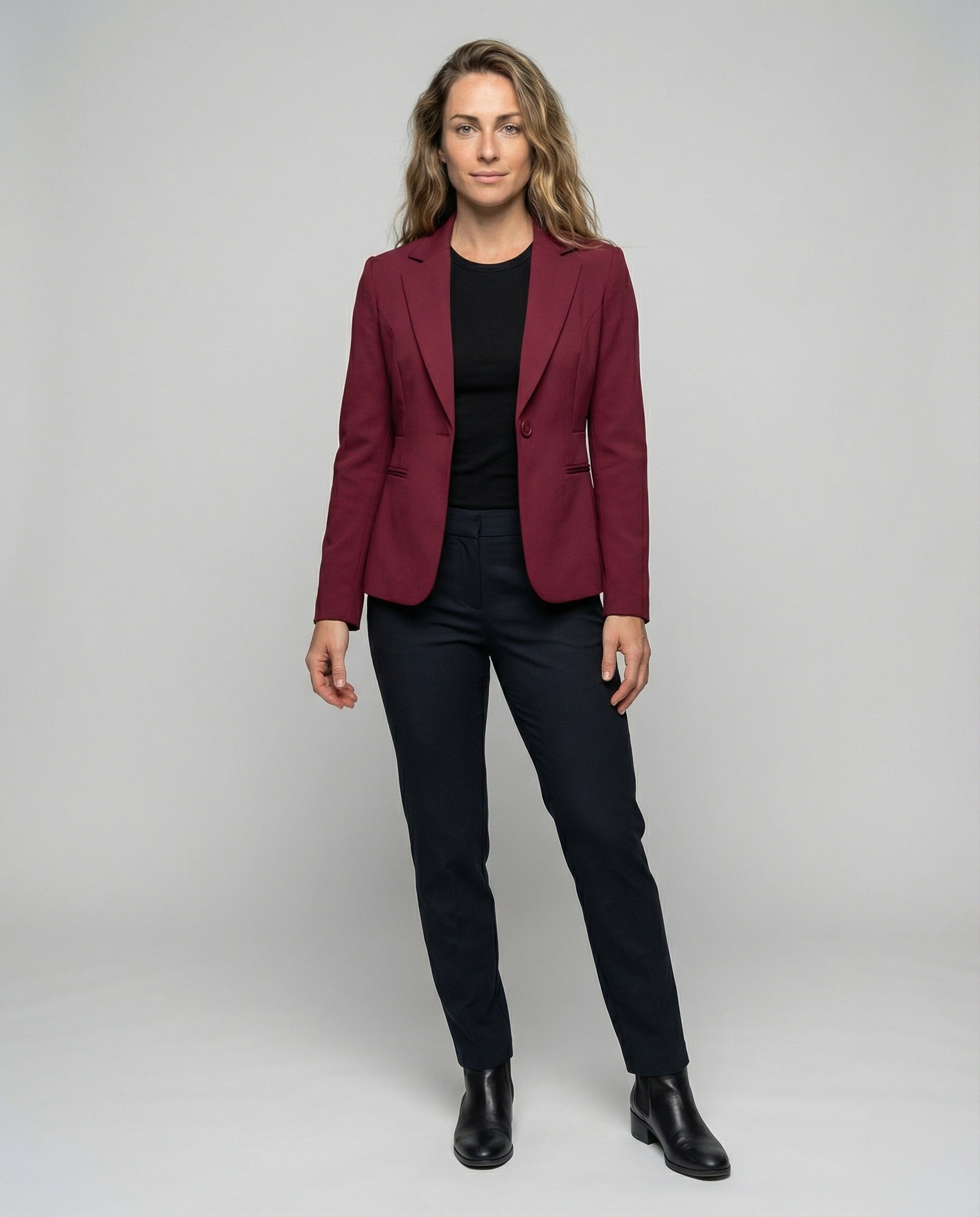Blazer Donna Manica Dreivertel Corto Slim - Brentozzi