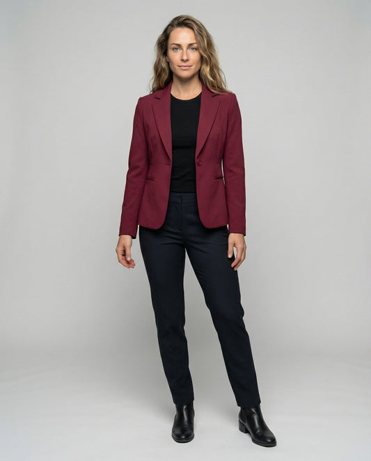 Blazer Donna Manica Dreivertel Corto Slim - Brentozzi