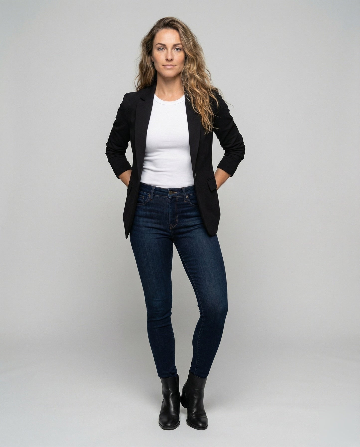 Blazer Lungo Donna Formale con Rever - Brentozzi