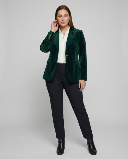 Blazer Donna Monopetto Velluto Morbido - Brentozzi