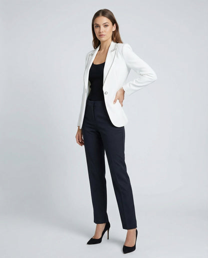 Blazer Donna in Satin con Strass Elegante - Brentozzi