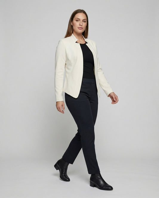 Blazer Donna Moderno Collo Alto Aperto - Brentozzi