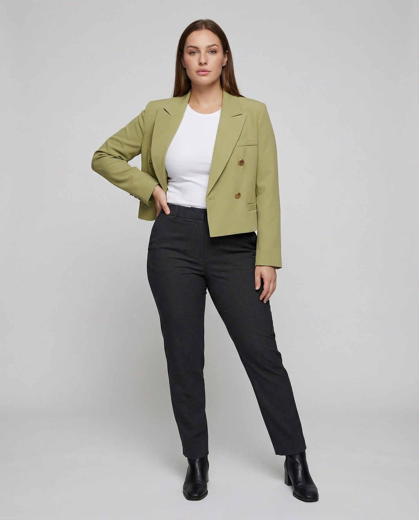 Blazer Donna con Cintura Flessibile a Incrocio - Brentozzi
