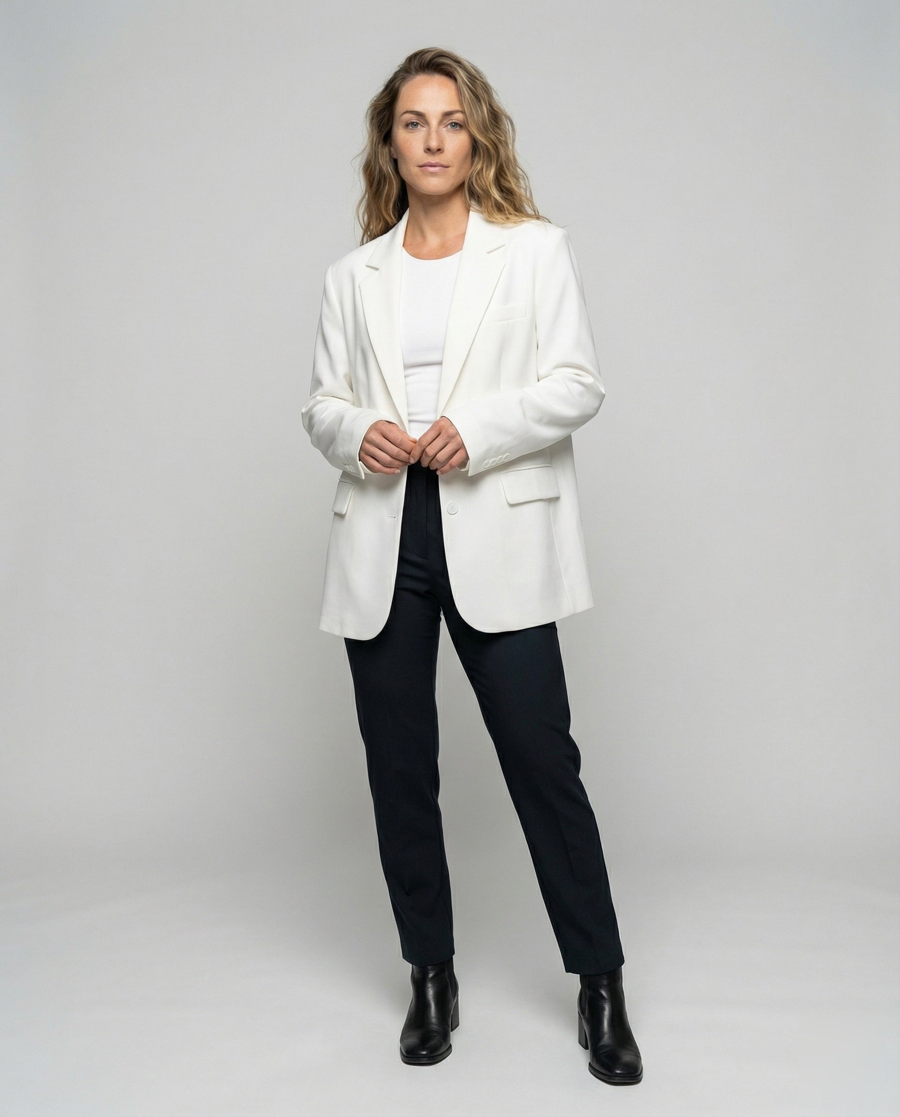 Blazer Oversize Donna Stile Boyfriend Morbido - Brentozzi