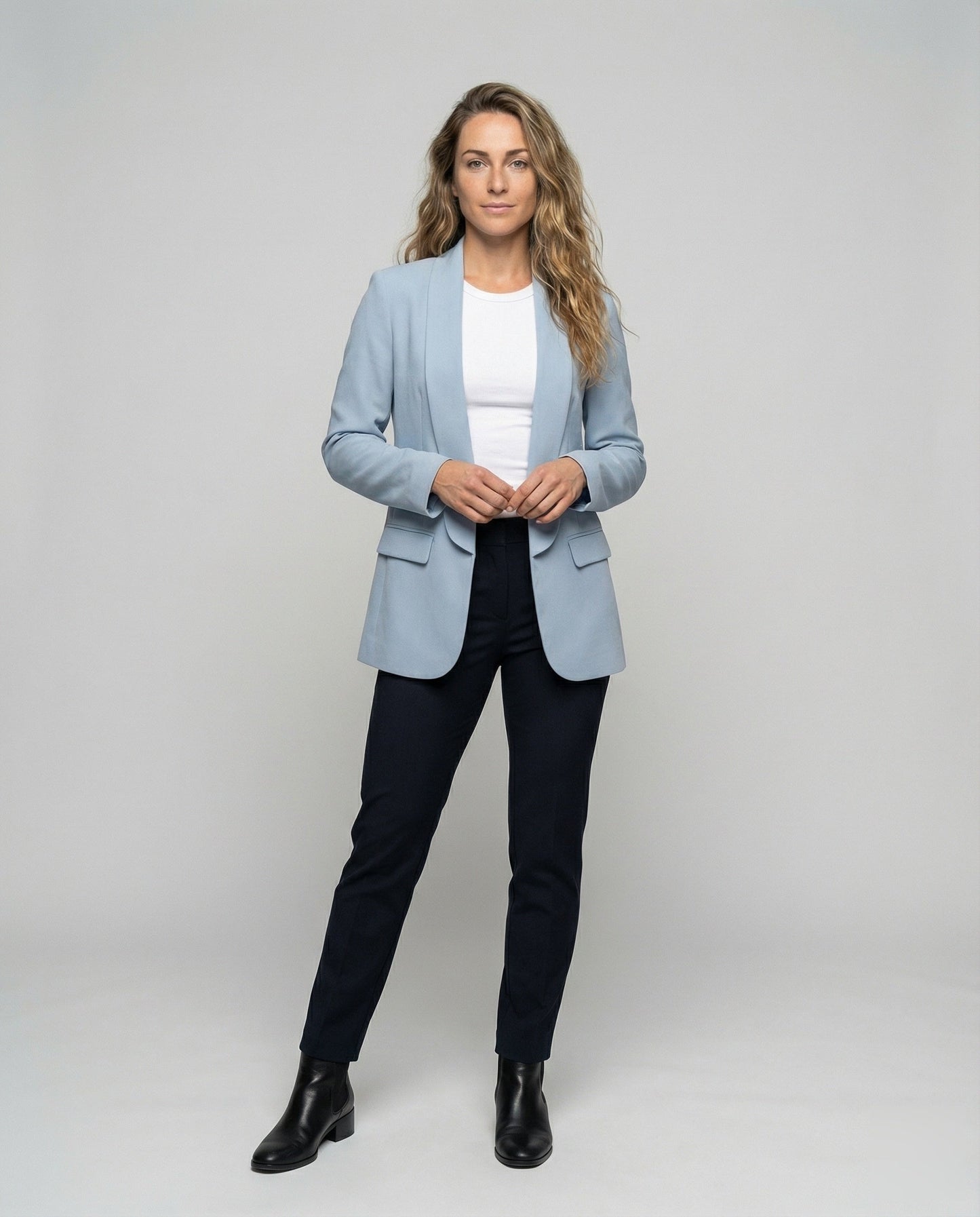 Blazer Lungo Donna Orlo Svasato Fluido - Brentozzi