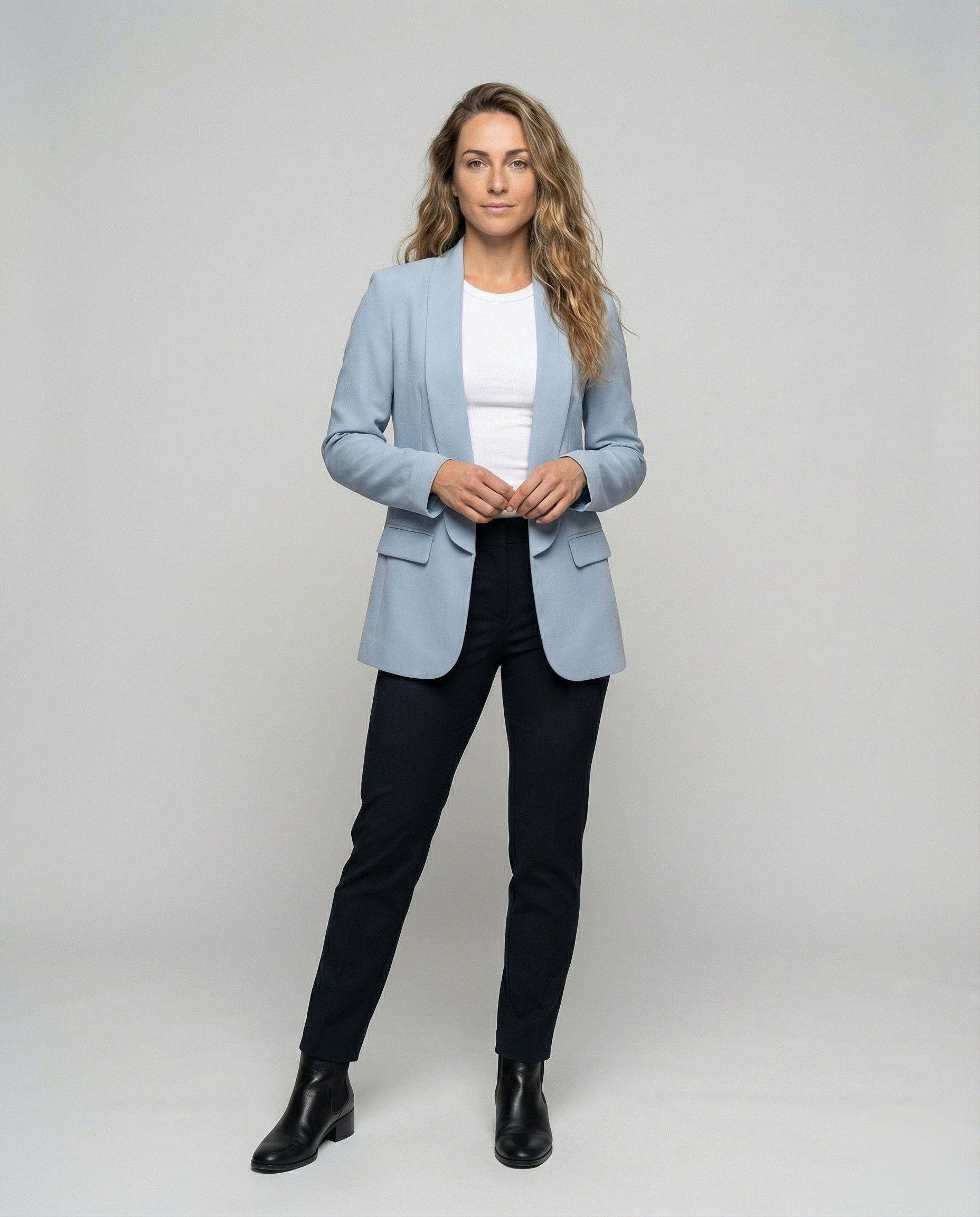 Blazer Lungo Donna Orlo Svasato Fluido - Brentozzi