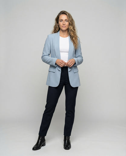 Blazer Lungo Donna Orlo Svasato Fluido - Brentozzi
