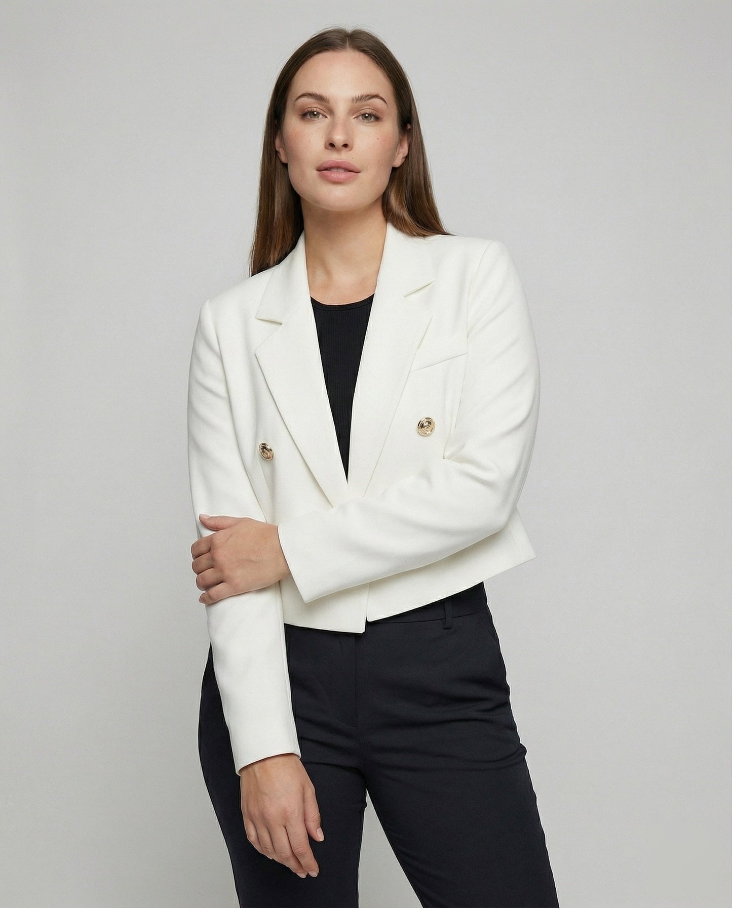 Blazer Donna Doppiopetto Corto Stile Vivace