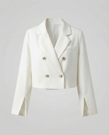 Blazer Donna Doppiopetto Corto Stile Vivace