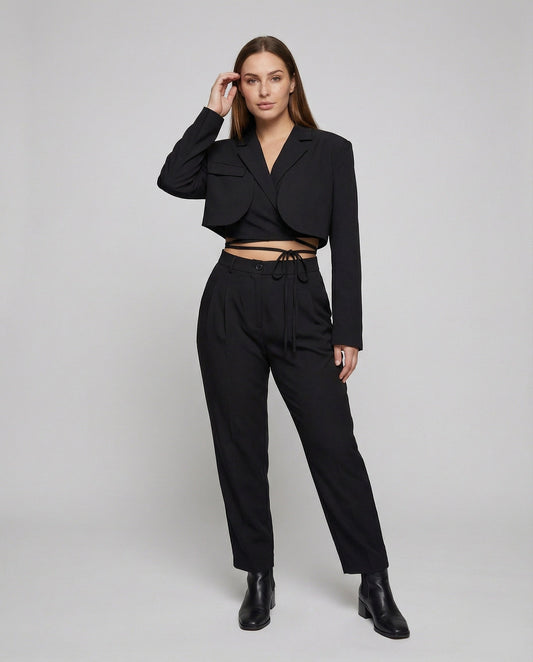 Blazer Donna Spalle Pronunciate Taglio Slim - Brentozzi