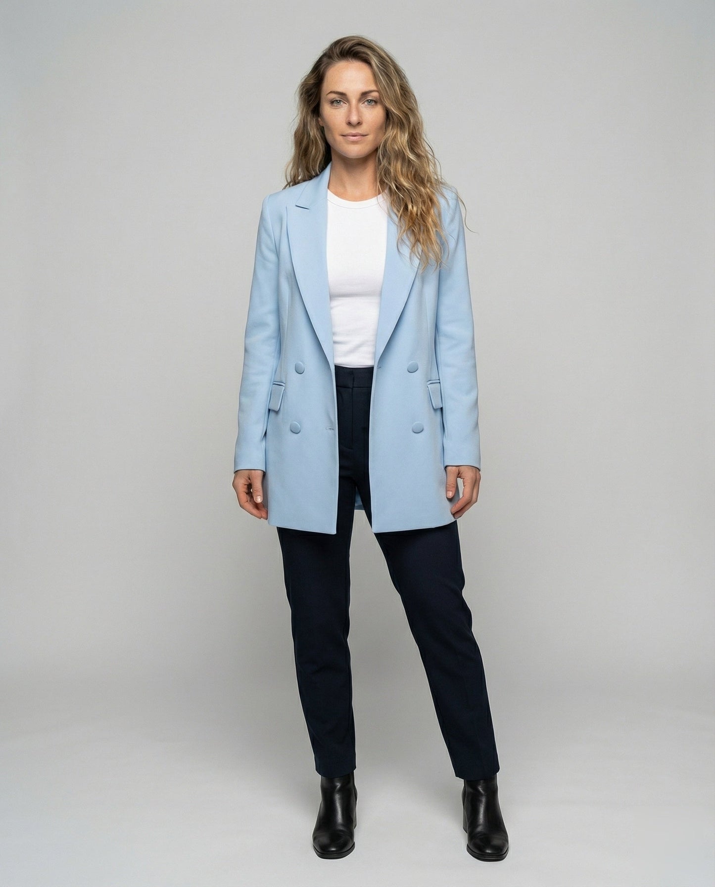Blazer Donna Classico Doppiopetto Vestibilità Lunga - Brentozzi