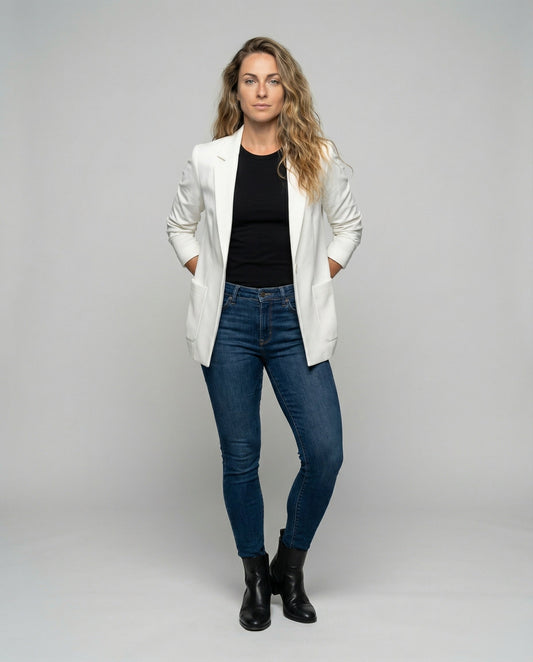 Blazer Donna Boxy Lungo Vestibilità Ampia - Brentozzi